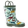 Boys Gumboots Rainy Season Products Children's Dinosaur Shoes Rubber Kids Rain Boots