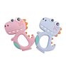 Bpa Free Newborn Soother Cartoon Dinosaur Silicone Baby Teether Chewable Teething Toy