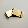 Brass Slim Sleek Money Cash Clip Clamp Blank Metal Copper Money Clip Cash Holder for Men