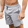 Breathable Drawstring Training Running Mens Workout Shorts for Men Gym Shorts Men Workout Shorts