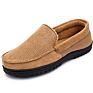 Breathable Moccasin Slipper with Memory Foam for Men