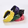 Bright Stain Headbands Womens Big Knotted Hairband with Crystal