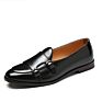 British Buckle Style Office Dress Shoes Original Retro Casual Leather Loafer Shoes for Men