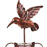 Bronze Hummingbird Garden Decoration Rain Gauge for Garden Decoration