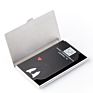 Brush Surface Business Card Use Silver Metal Stainless Steel Card Holder