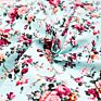 By the Meter Rose Flower Floral Printed Quilting Woven Poplin 100% Cotton Prints Fabric for Face Mask Dress Bags