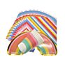 Candy Colors Disposable Tableware Paper Plates Cups Wedding Valentine Theme Set Event Birthday Party Supplies Decoration