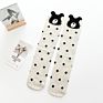 Cartoon Animal White Long Knee Girls Socks Novelty School Striped Socks for Kids In