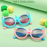 Cartoon Unicorn Children Shades Unisex Decorate Jelly Color Sunglasses