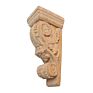 Carved Wood Look Resin Corbel Statue Bookends Polyrsin Corbel Wooden Sculpture Bookends for Home Decor