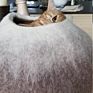 Cat Wool Cave.Deluxe Pet Bed.Cat House Pet Materials: 100% Merino Wool