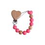C'dear Multi-Colored Comprehensive Wood Educational Children Shaking Baby Rattle and Teether Giftset, Teething Ring//