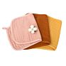 C'dear Sales Soft Baby Solid Color 100% Organic Cotton Bamboo Burp Cloth Muslin Baby Bandana Bib Burp Cloth//