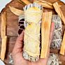 Celion White Sage Smudge Bundles Sticks Rose Sage Rosemary Sage with Flowers