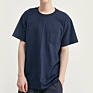 Cheaper Left Chest Pocket Basic Classic round Neck Short Sleeves Men's T Shirts