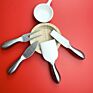 Cheese Knife Set 4 Pcs Stainless Steel Cheese Knife Fork Shaver Spreader for Soft Hard Cheese Charcuterie Cutlery