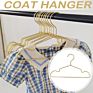 Children Clothing Hangers with Non Slip Grooves Aluminum Alloy Hangers Heavy Duty Space Saving Hanger for Daily Life