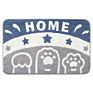 Children Designs Cartoon Hippo Pattern Printing Fluffy Printed Carpet Rugs Microfiber Non-Slip Bath Rug