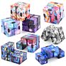 Children Kids Funny Mini Magic Toy Finger Edc Anxiety Stress Relief Infinity Cube