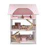 Children Play House Toys Pretend Play Furniture Toy Three Floors Doll House for Girl