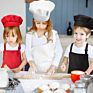 Children's Aprons Cooking Baking Chef Kids Kitchen Apron Chef Hat Set