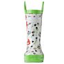 Children's Waterproof Customized Rubber Shoes Footwear with Handle Kindly Kids Rain Boots