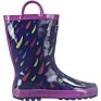 Children's Waterproof Rubber Shoes Colorful Dripdrop Rain Boots for Kids