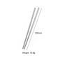 Chinese Luxury Logo Metal Sliver Chopstick Set Travel Reusable Gift Titanium Cutlery Stainless Steel Chopsticks