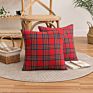 Plaid Throw Pillow Covers
