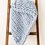 Chunky Soft Knit Quilt Chenille Blanket Crochet Throw Hand-Made Baby Adult Bed Chenille Throw Blanket