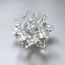 Church Candle Holder Clear Crystal Tealight Holder Crystal Lotus Candle Holder