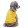 Classic Design Christmas Knitted 9 Colors Pet Accessories Clothes Solid Dog Sweater