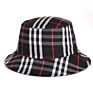 Classic Retro Style Plaid Print Disigner Luxury Bucket Hat Bucket Hat for Unisex