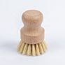 Classic Style Household Natural Fiber Bristles Handmade Scrub Brush Pan and Pot Brush