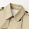 Classic Women Waterproof Double-Breasted Coat Women Long Trench Coats with Belt Autumn Clothing