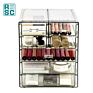 Clear Transparent Acrylic Cosmetics Makeup and Jewelry Big Storage Case Display 3 Large 4 Small Drawers