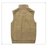 Cmmj2029 Vest Price Reversible Khaki and Green Cotton Vest for Men Hunting Waistcoat