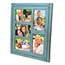 Collage Picture Frames from Rustic Distressed Wood Holds Five 4X6 Photos Ready to Hang or Use Tabletop Farmhouse Reclaimed Wood