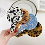 Color Cellulose Acetate round Single Side Handle Cosmetic Mirror Girls Gift Portable Makeup Mirror