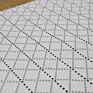 Color with Tassels Cotton Woven Geometrical Line Kitchen Living Room 2Mm Area Rugs