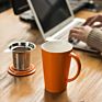 Ceramic Tea Cup With Stainless Steel Tea Infuser