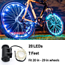 Colorful Led Spoke Light Waterproof Bike Wheel Light with String Light