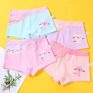 Colorful Organic Children's Cotton Underwear Panties Girls Kids