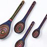 Colorful Wood Measuring Spoon Color Wood Measuring Spoon Set of 4 Pieces Small Measuring Spoon