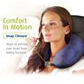 Comfortable Polyester+Spandex U Shape Memory Foam Pillow Adults Travel Neck Pillow
