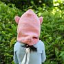 Comfortable Warm Beanie Kids Hat with Mask Set