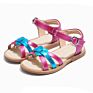 Contrasting Color Heart Design Little Girls Shoes Kids Girl Princess Shoes Sandal Kids