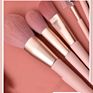 Cosmetic Make up Brush Set Synthetic Private Label Beginner Mini Makeup Brush 8Pcs Pink Cosmetic Brush Set