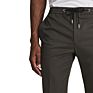 Cotton Linen Blend Trousers Washed Chinos Men Slim Fit Chino Pants