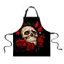 Cotton Polyester Linen Sublimation Print Cooking Apron for Men